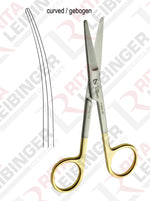 "Mayo Schere, gebogen, mit Hartmetalleinsatz 17 cm / 6 3/4"""