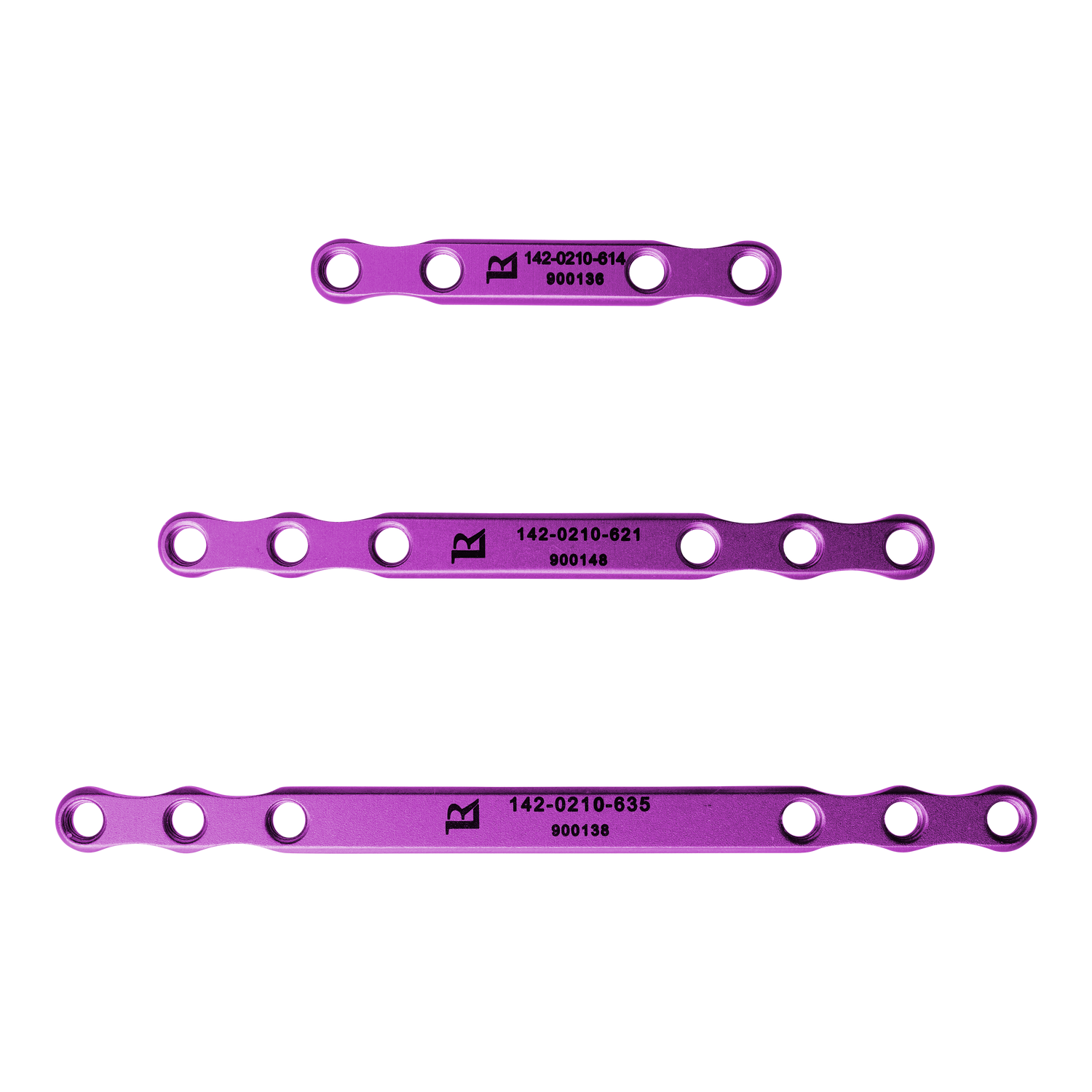 1.0 Locking Plate with Bridge, Titanium
