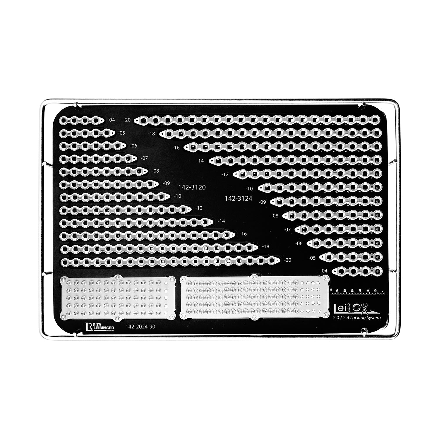 Tray for 2.0/2.4 Reconstruction Implant Set
