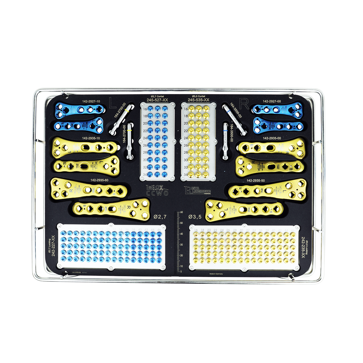 Tray for 2.7 / 3.5 CCWO Set