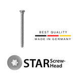 2.0 Stahl-Knochenschrauben,Stardrive