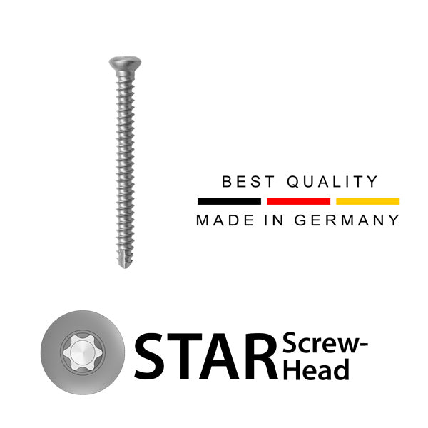 2.0 Stahl-Knochenschrauben,Stardrive