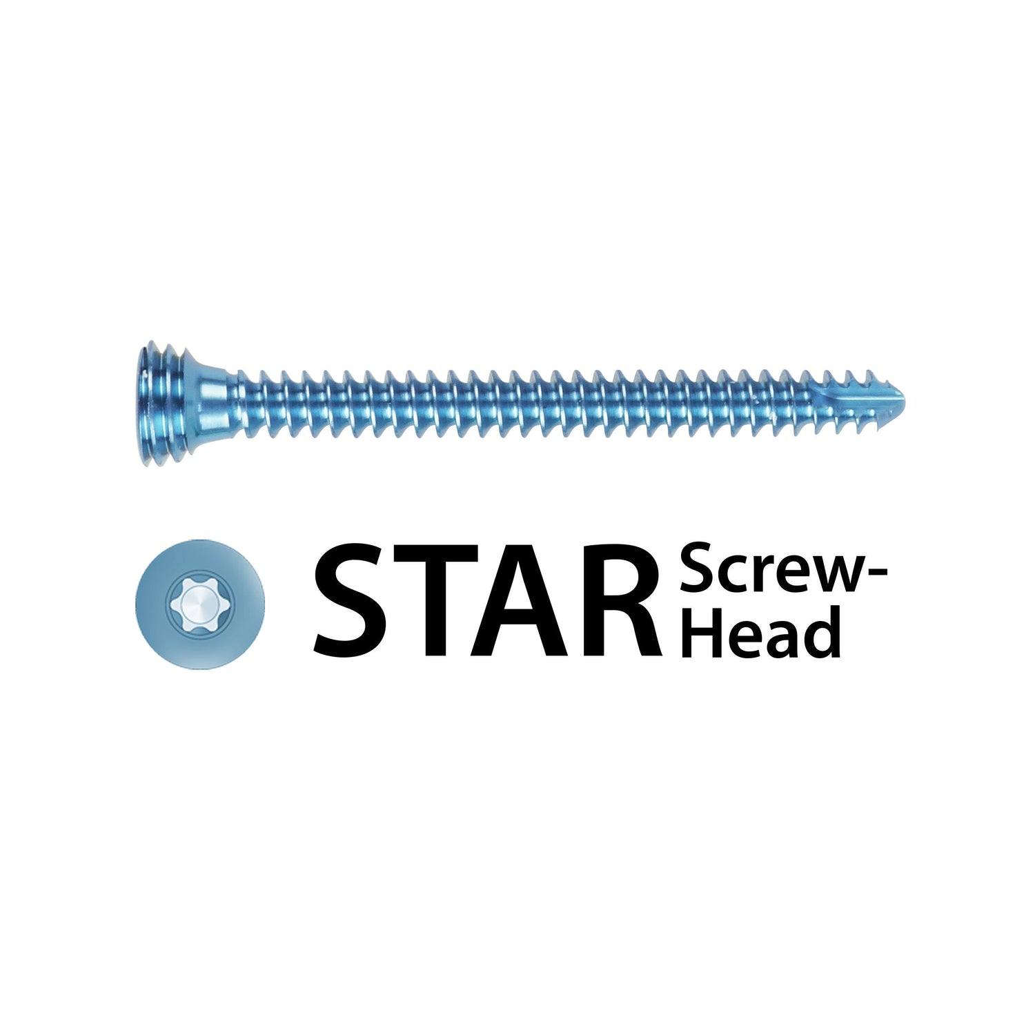 2.0 Locking Screw, Titanium