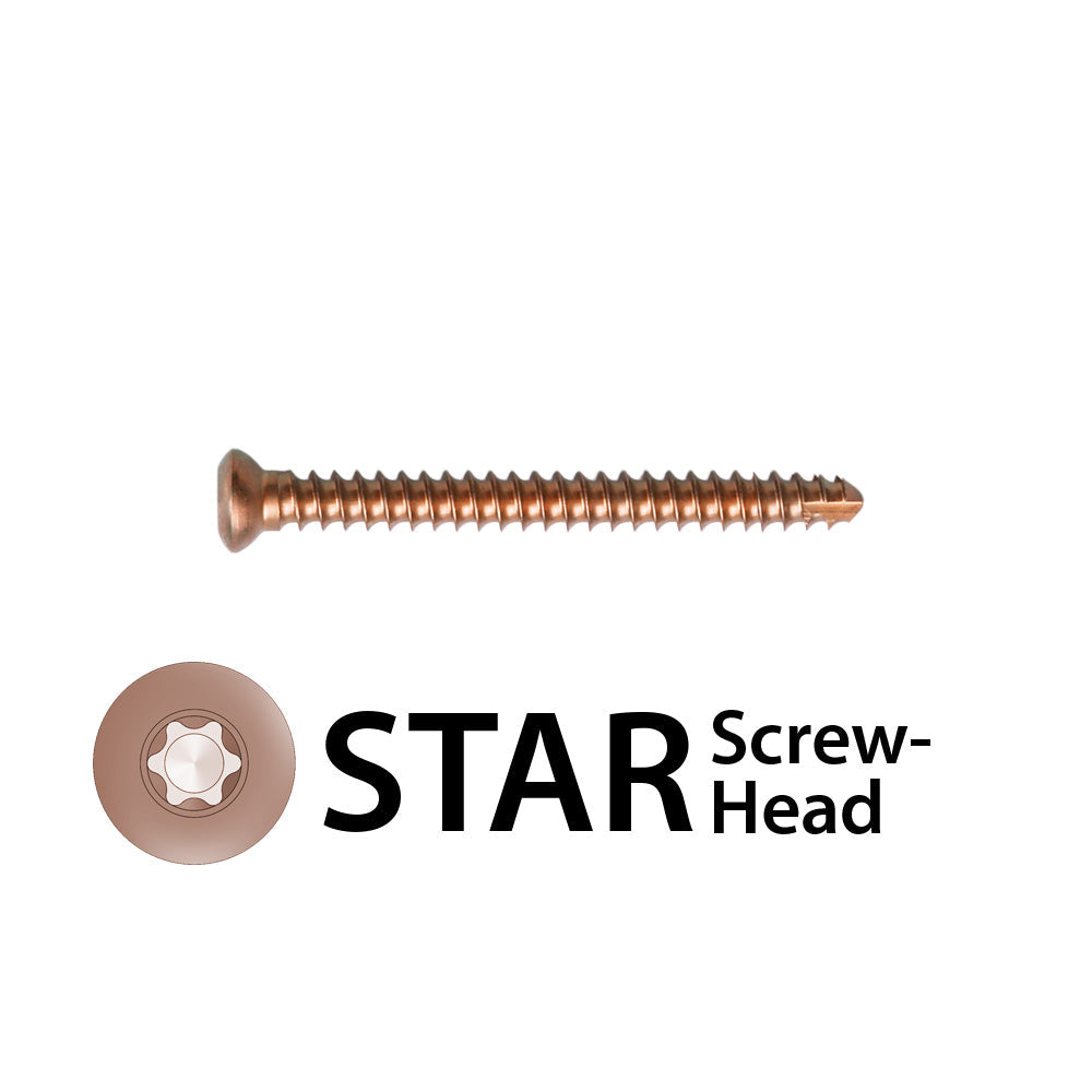 2.4 Cortical Screw, Titanium