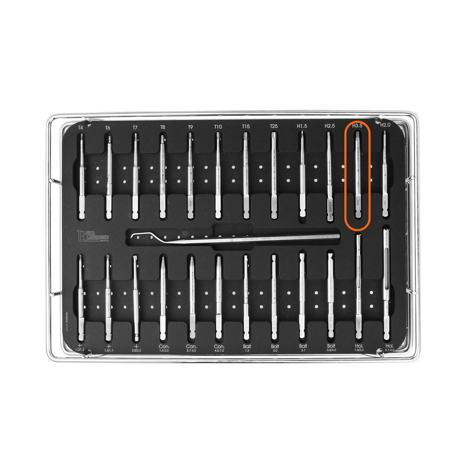 Screwdriver Shaft Hexagonal, AO, 3.5 mm